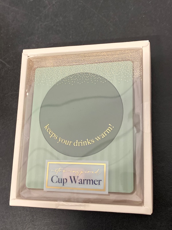 Photo 2 of Electric Mug Warmer | 55°C Constant Temperature Gravity Sensor Non-Slip Cup Warmer | Portable USB Cup Warmer for Home Travel, 13W Mug Warmer for Boxed Milk