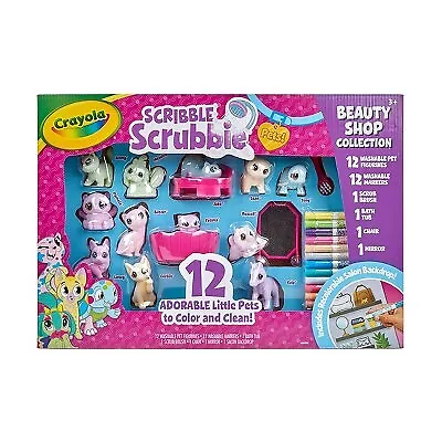 Photo 1 of SCRIBBLE Scrubbie12 ADORABLE Little Pets to Color and Clean!