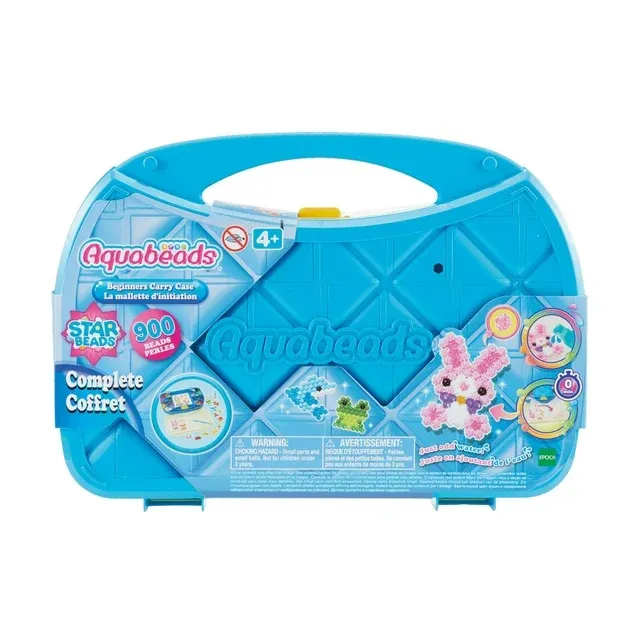 Photo 1 of Aquabeads Beginners Carry Case, Complete Arts & Crafts Bead Kit for Children - Over 900 Beads