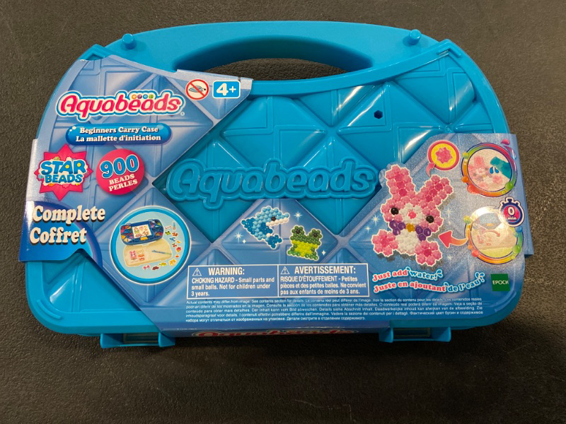 Photo 2 of Aquabeads Beginners Carry Case, Complete Arts & Crafts Bead Kit for Children - Over 900 Beads