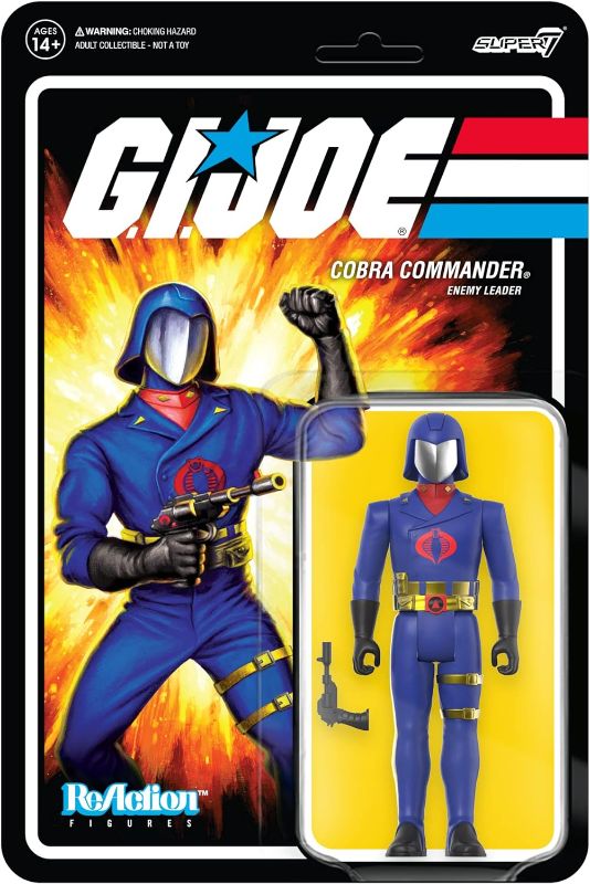 Photo 1 of G.I. Joe Reaction Figures Wave 3 - Cobra Commander (Toy Colors)
