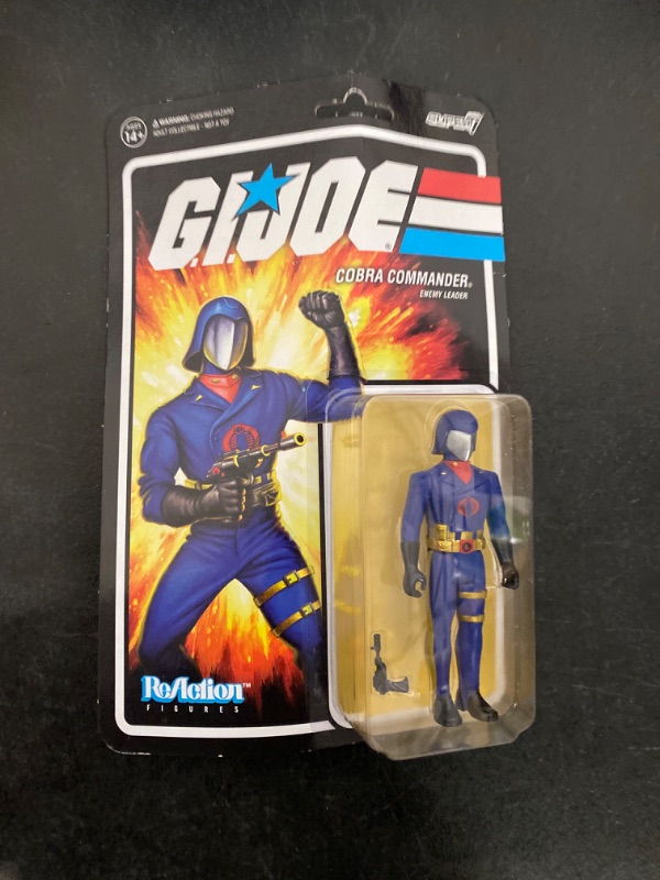 Photo 2 of G.I. Joe Reaction Figures Wave 3 - Cobra Commander (Toy Colors)