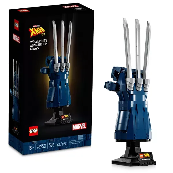 Photo 1 of LEGO Marvel Wolverine's Adamantium Claws Collectible Building Kit; X-Men Glove 76250