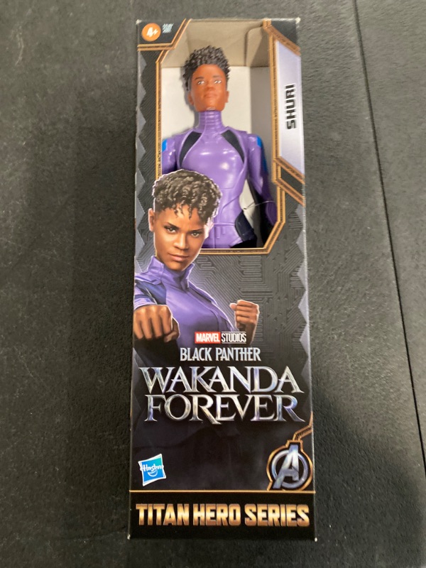Photo 2 of Marvel Studios' Black Panther: Wakanda Forever Titan Hero Series Shuri Toy, 12-Inch-Scale Action Figure, Toys Kids Ages 4 and Up