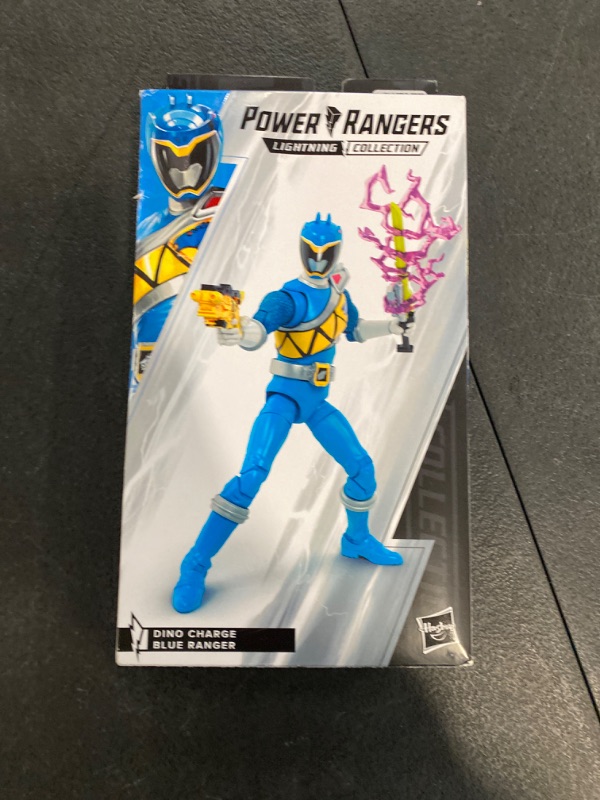 Photo 2 of Power Rangers Lightning Collection Dino Charge Blue Ranger 6-inch Action Figure, Toys and Action Figures for Kids Ages 4 and Up
