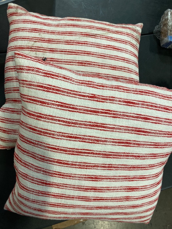 Photo 2 of SCARLETT STRIPE PILLOW (2 pack)