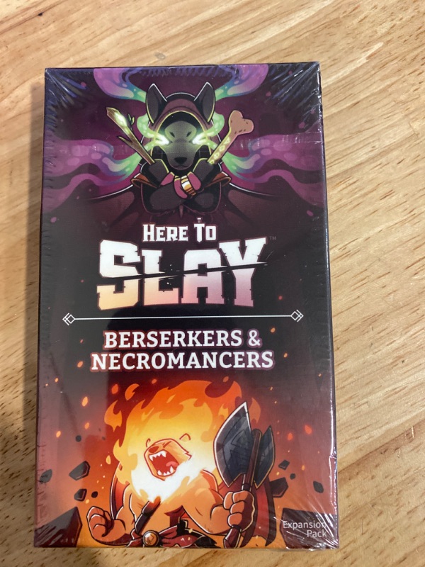 Photo 2 of Unstable Games - Berserker & Necromancer Expansion Pack - Designed to be added to your Here to Slay Base Game Berserker and Necromancer Expansion