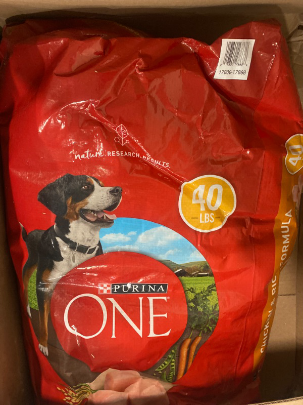Photo 2 of Purina ONE Natural Dry Dog Food, Chicken & Rice Formula - 40 lb. Bag Dry Food 40 lb. Bag