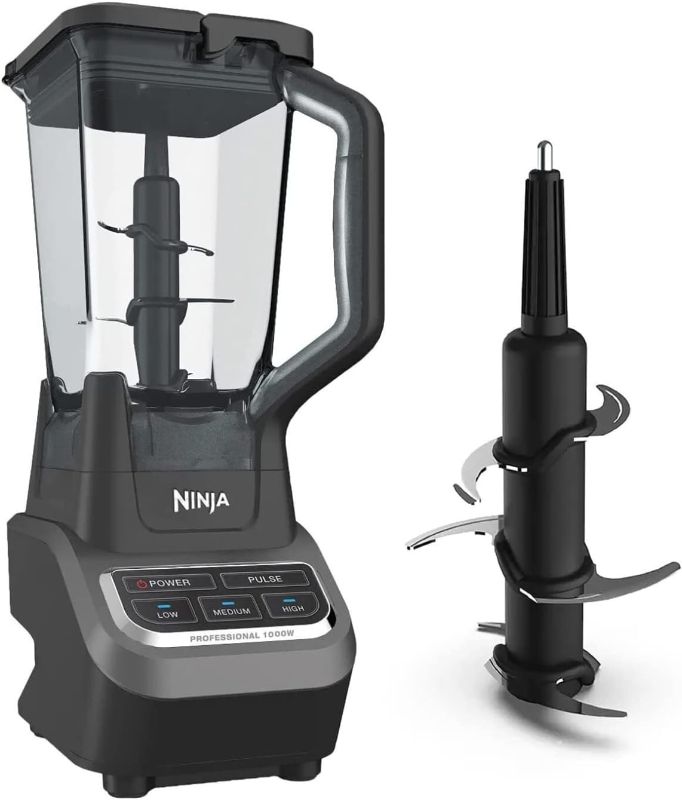 Photo 1 of Ninja BL610 Professional 72 Oz Countertop Blender with 1000-Watt Base and Total Crushing Technology for Smoothies, Ice and Frozen Fruit, Black, 9.5 in L x 7.5 in W x 17 in H