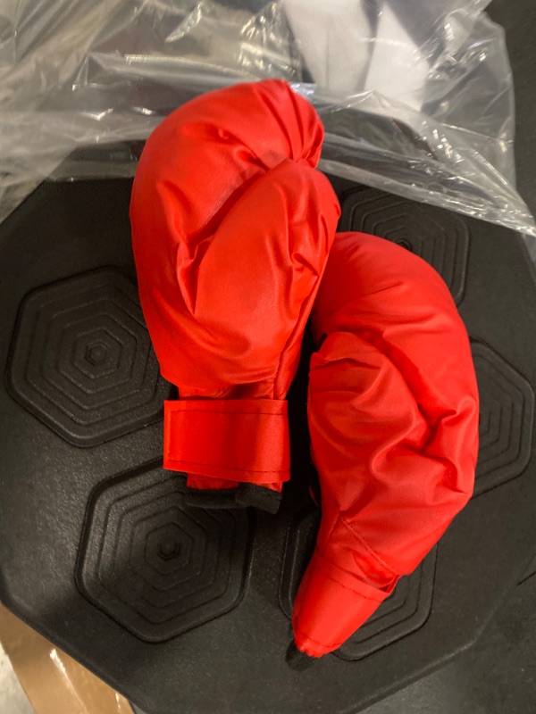 Photo 1 of Keyoung Music Boxing Machine with Gloves, Wall Mounted Smart Bluetooth Boxing Machine, Gym Boxing Coach Fighting Equipment, Indoor Home Workout Target Boxing Mat for Kids and Adults