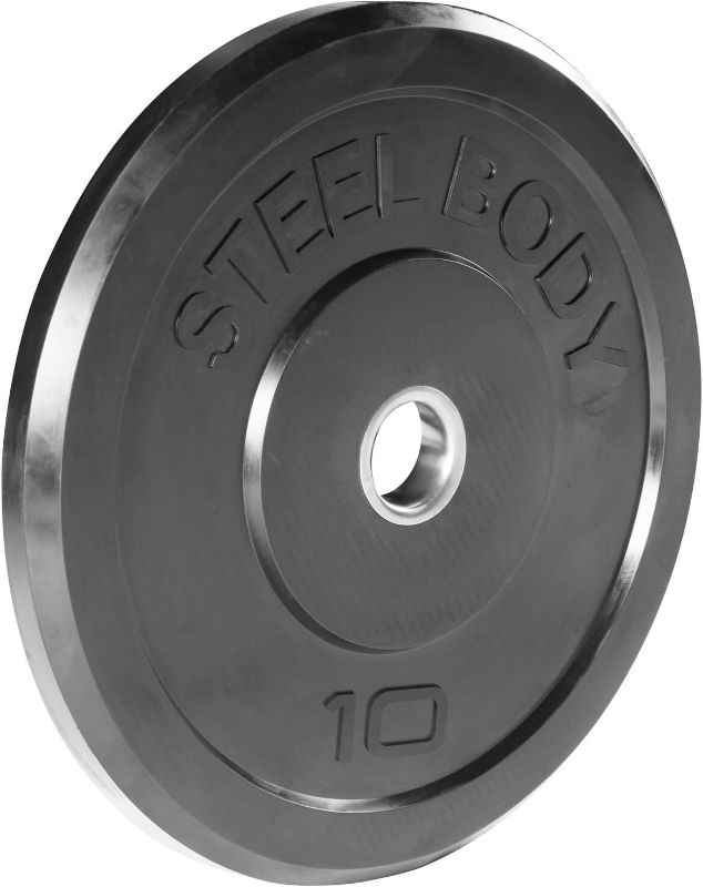 Photo 1 of Steelbody Olympic Rubber Bumper Weight Plate - 10 lb. / 25 lb. / 35 lb. / 45 lb. Workout Weights