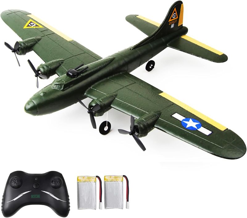 Photo 1 of Eayaele B-17 RC Plane Ready to Fly, Easy to Fly RC Glider for Kids & Beginners, Hobby Remote Control Airplane for Adults, RC Airplanes for Boys
