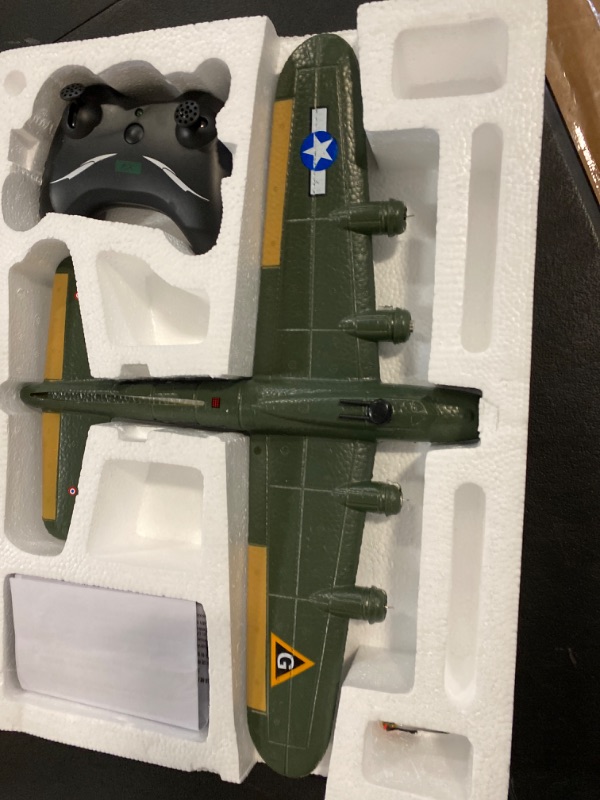 Photo 2 of Eayaele B-17 RC Plane Ready to Fly, Easy to Fly RC Glider for Kids & Beginners, Hobby Remote Control Airplane for Adults, RC Airplanes for Boys
