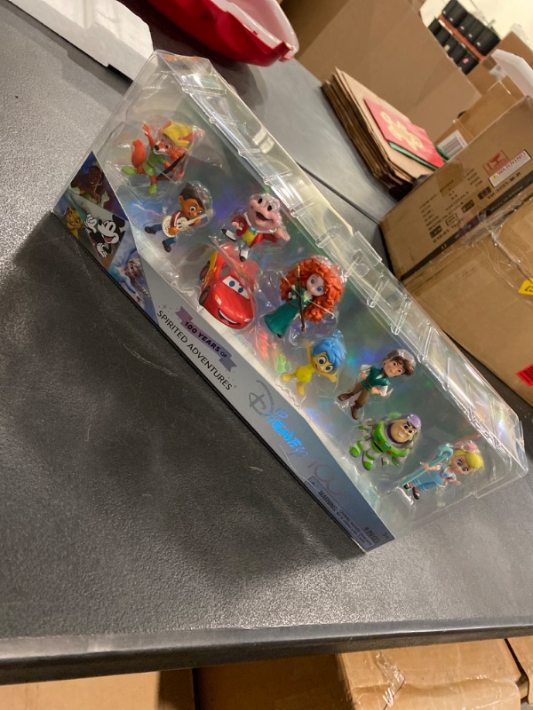 Photo 2 of Disney100 Years of Spirited Adventures Celebration Collection Limited Edition 9-piece Figure Pack, Kids Toys for Ages 3 up

