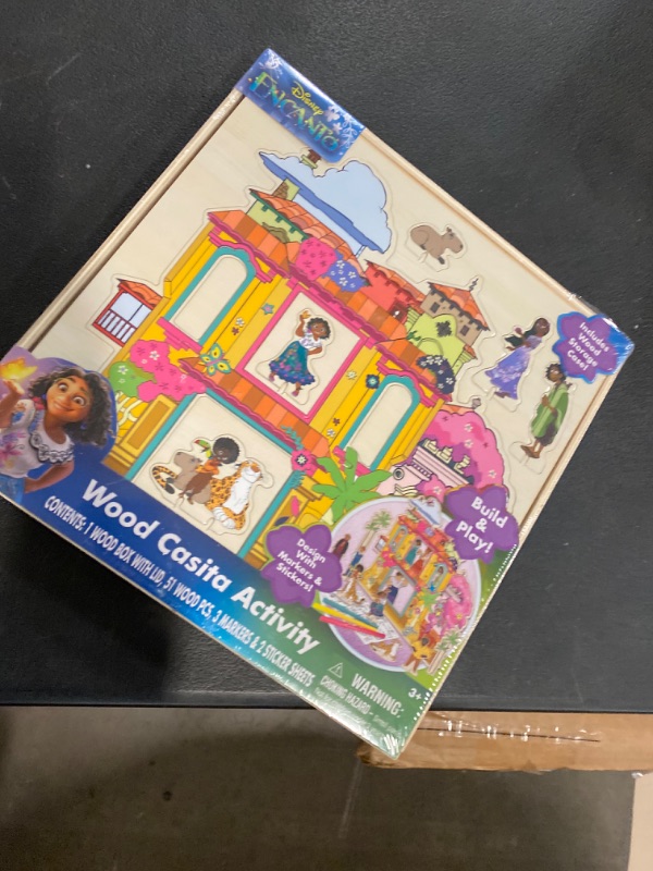 Photo 2 of Tara Toys Disney's Encanto: Wood Casita Activity Set - Building & Decorating Set, Ages 3+