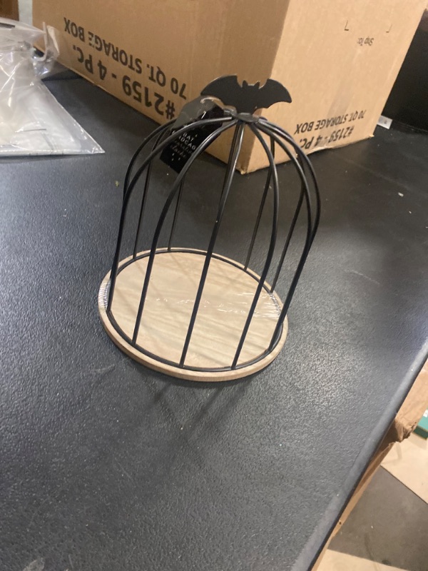 Photo 1 of Target Bullseye Playground Halloween 2023 Metal Black Bat/Bird Cage (NEW)
