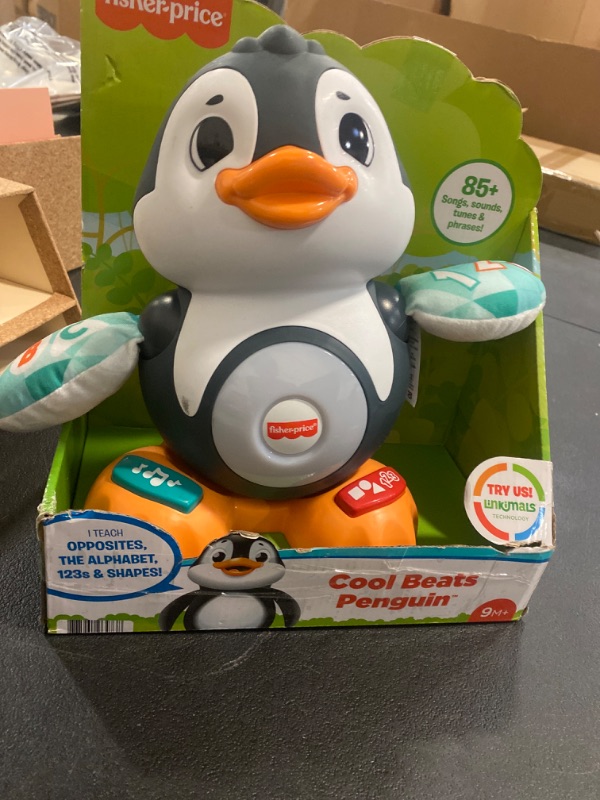 Photo 2 of Fisher-Price Linkimals Learning Toy Cool Beats Penguin with Interactive Music & Lights for Infants and Toddlers Ages 9+ Months (Amazon Exclusive)
