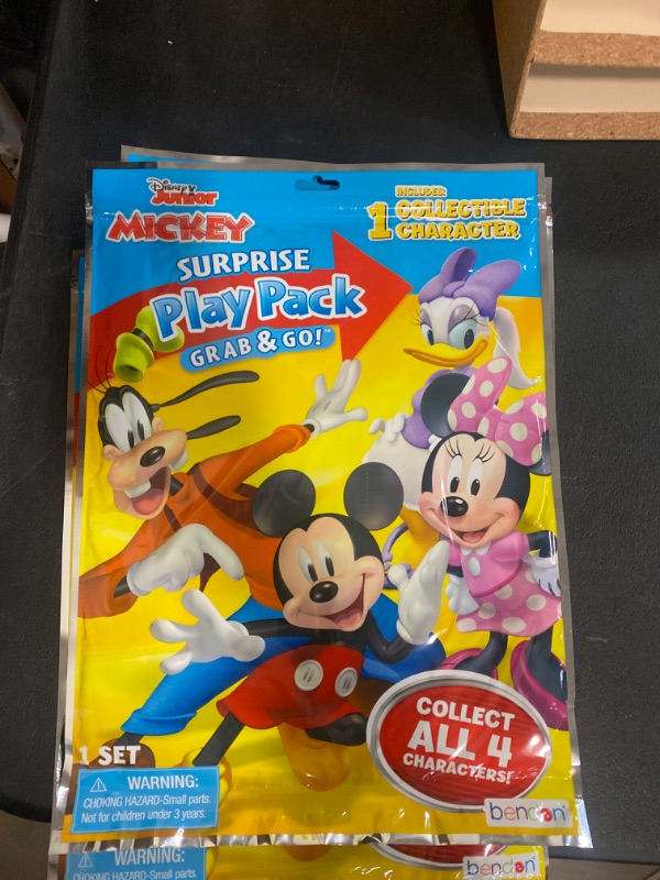 Photo 1 of Disney Junior Mickey Surprise Play Pack Grab & Go - Collect All Four Characters(3 Pack)
