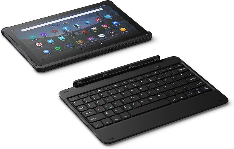 Photo 1 of Made for Amazon Bluetooth Keyboard with detachable case in Black, for Fire HD 10 (11th Generation) 2021 release
