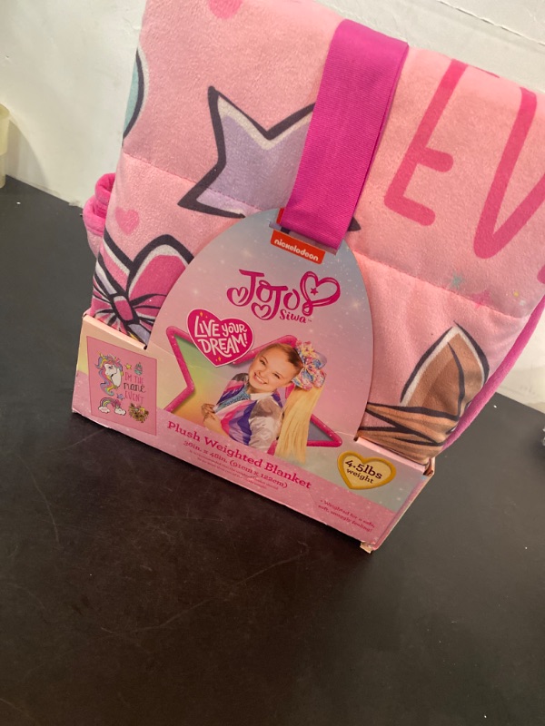 Photo 1 of JoJo Siwa Weighted Plush Blanket 