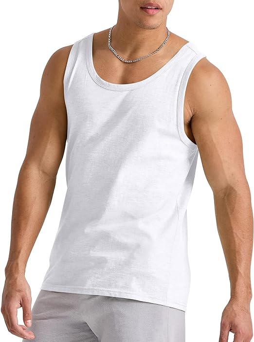 Photo 1 of Fruit of the Loom Originals Top, 100% Cotton Men, Sleeveless Tank Shirt
