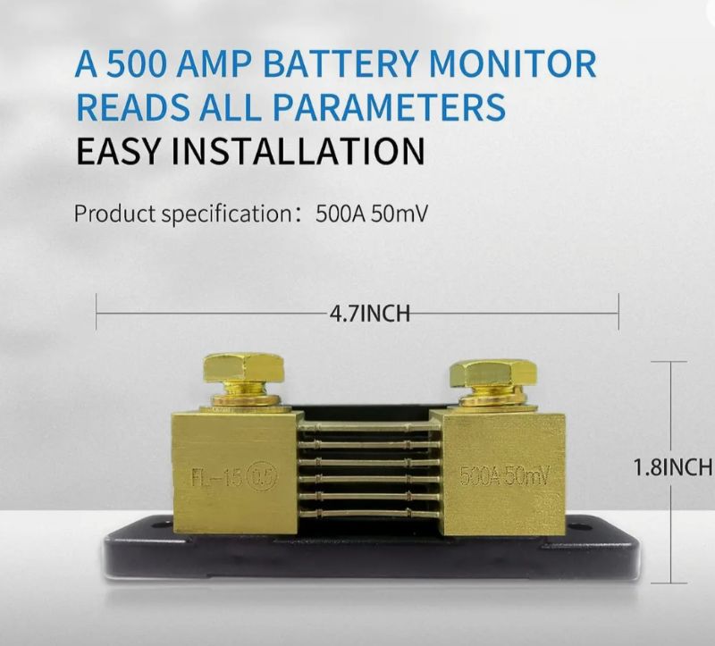 Photo 5 of Victron Energy SmartShunt 500 amp Battery Monitor (Bluetooth)
