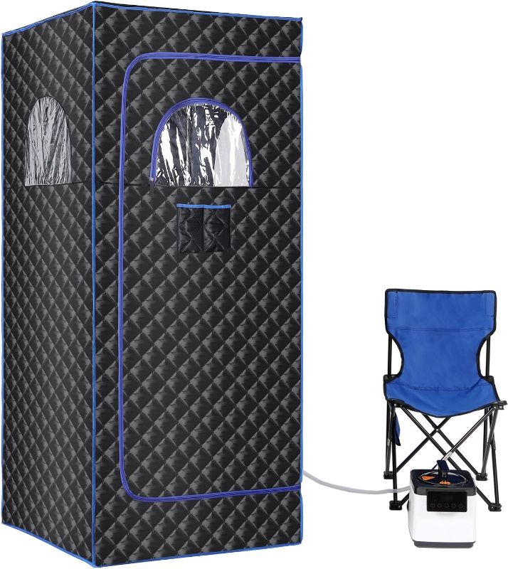 Photo 1 of 
Linego Portable Sauna Tent,Single Person Steam Sauna for Home Spa,Large Space Sauna Tent Full Body for Home with Steamer,Chair,Foot Massager,Remote Control...