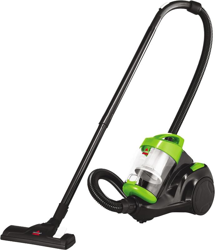 Photo 1 of BISSELL Zing Lightweight, Bagless Canister Vacuum, 2156A,Black/Citrus Lime