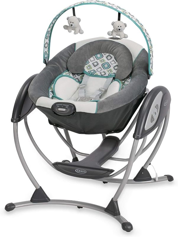 Photo 1 of Soothes with the same gentle motion you use when cuddling and comforting baby in your nursery glider
6 gliding speeds allow you to find the right pace to suit baby's mood
Roomy seat with plush head and body supports and adjustable recline for baby's comfo