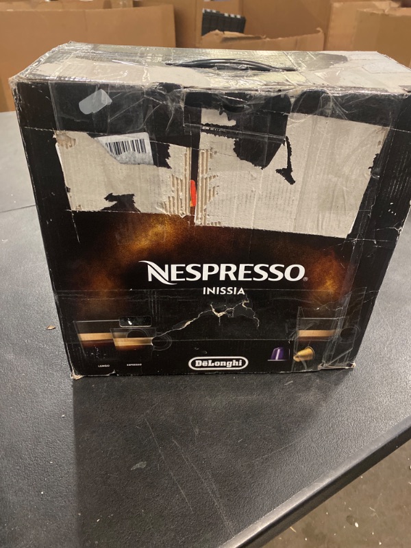 Photo 6 of Nespresso D40-US-BK-NE Inissia Espresso Maker, 24 ounces, Black (Discontinued Model)