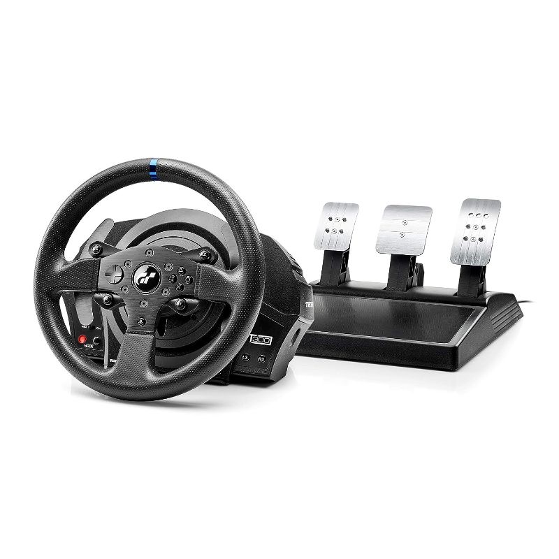 Photo 2 of Thrustmaster T300 RS - Gran Turismo Edition Racing Wheel with pedals (Compatible with PS5,PS4,PC)