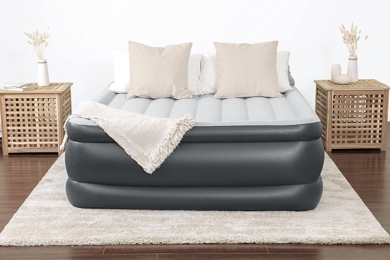 Photo 2 of SleepLux Durable Inflatable Air Mattress with Built-in Pump, Pillow and USB Charger