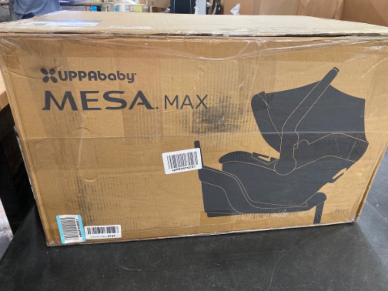 Photo 4 of UPPAbaby Mesa V2 Infant Car Seat/Easy Installation/Innovative SmartSecure Technology/Base + Robust Infant Insert Included/Direct Stroller Attachment/Jake (Charcoal