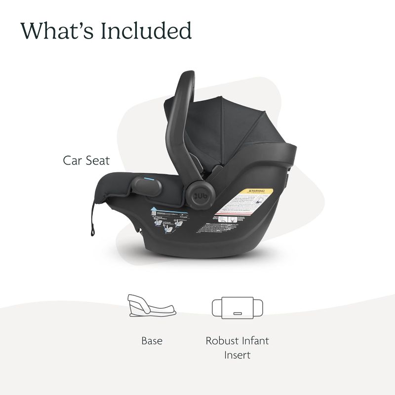 Photo 2 of UPPAbaby Mesa V2 Infant Car Seat/Easy Installation/Innovative SmartSecure Technology/Base + Robust Infant Insert Included/Direct Stroller Attachment/Jake (Charcoal