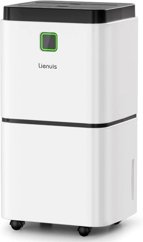 Photo 1 of 25 Pints Dehumidifiers for Home and Basements, Large Room, Bedroom, Bathroom, 2000 Sq. Ft. Dehumidifier with Drain Hose and Water Tank, Auto or Manual Drainage, 12H Timer, Auto Defrost, Child Lock