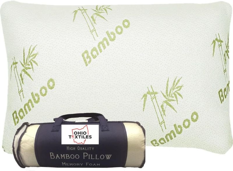 Photo 1 of Ohio Textiles Essentials Bamboo Pillows - Hypoallergenic - Queen & King Size (King), White