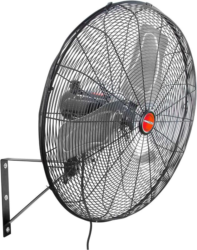Photo 1 of OEMTOOLS OEM24894 30-Inch Outdoor Oscillating Wall Mount Fan, 7200 CFM
