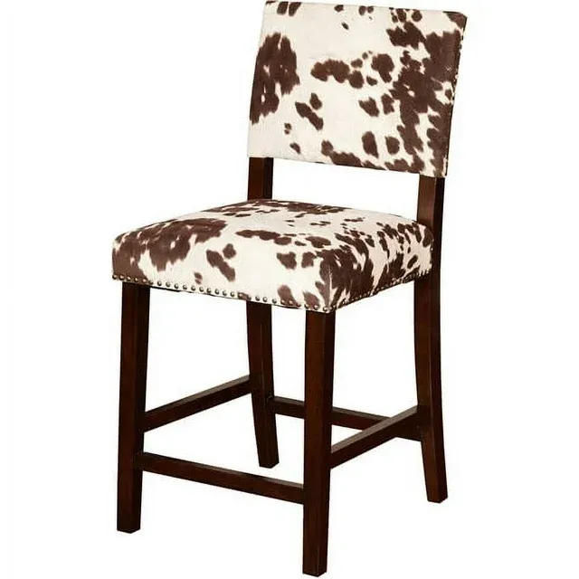 Photo 1 of Linon Corey Counter Stool, Udder Madness, 24 inch Seat Height
