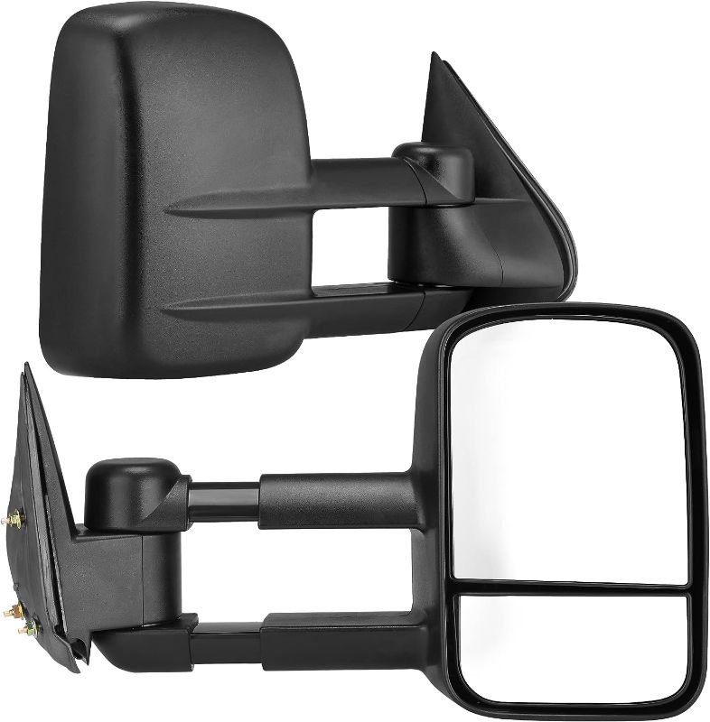 Photo 1 of Towing Mirrors for 88-98 Chevy GMC C/K 1500 2500 3500 Pickup Pair Set Manual Extendable Side Mirrors
