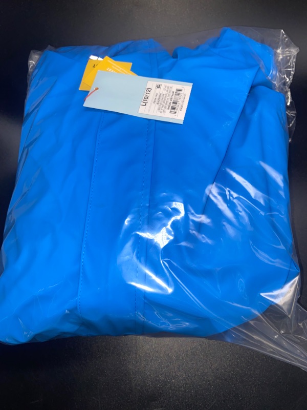 Photo 2 of Large (10-12) Kids' Long Sleeve Solid Rain Coat - Cat & Jack™ Blue