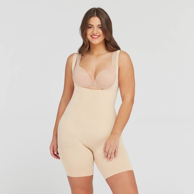 Photo 1 of 1X ASSETS by SPANX Women's Remarkable Results All-in-One Body Slimmer - Light Beige