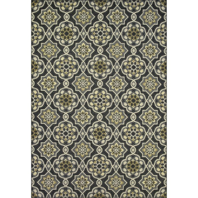 Photo 1 of 7'x10' Rowena Accent Rug Slate Gray/Green - Threshold