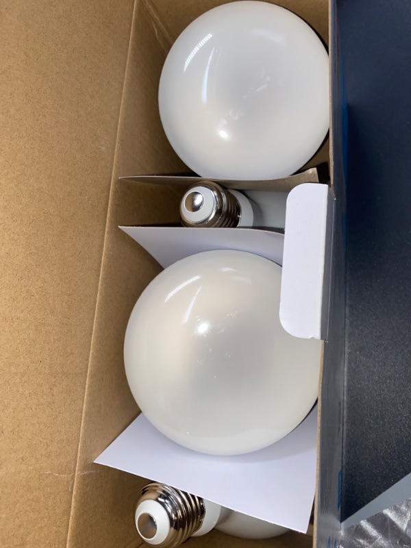 Photo 2 of GE LED Light Bulbs, 65 Watt, Soft White, BR30 Floodlights, Medium Base, Frosted Finish, 13yr, 4pk