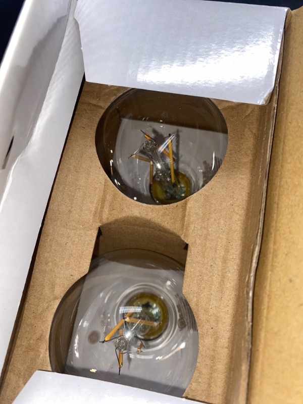 Photo 3 of GE 2pk 5.5 Watts Soft White Medium Base LED Globe Light Bulbs