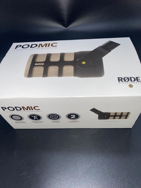 Photo 3 of RODE PodMic Cardioid Dynamic Podcast and Broadcast Microphone