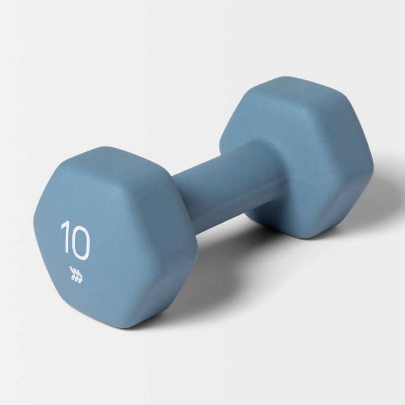 Photo 1 of Dumbbell 10lbs Blue - All in Motion