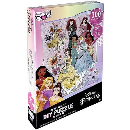 Photo 1 of Disney Princess Fashion Angels Crystalize It! DIY Puzzle Design Kit