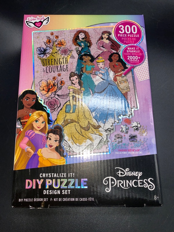 Photo 3 of Disney Princess Fashion Angels Crystalize It! DIY Puzzle Design Kit