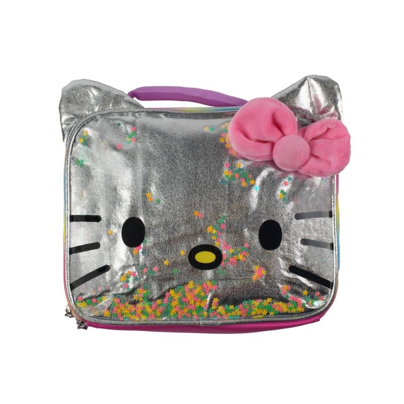 Photo 1 of Hello Kitty Kids' Square Lunch Box and Bag - Pink