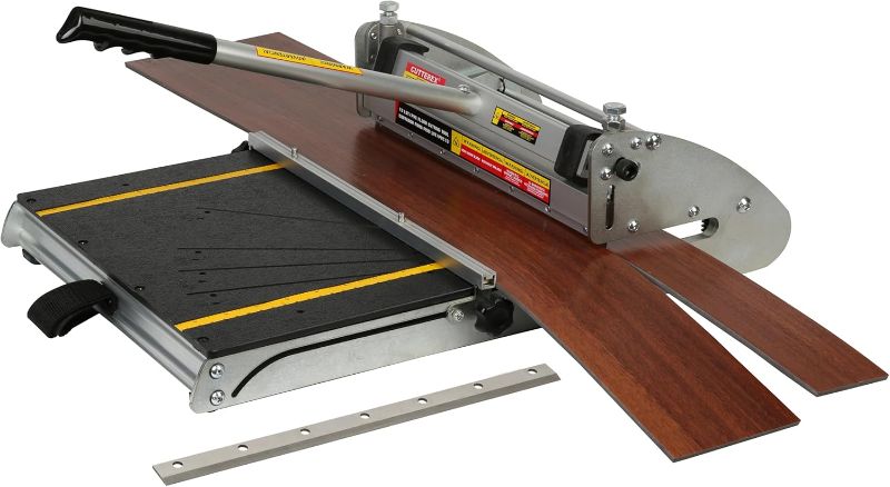 Photo 1 of 13 INCH 360° VINYL Floor Cutter for VCT, LVT, PVC, Rubber Floor and Rigid Core VINYL Plank, 1PC Extra Spare Blade